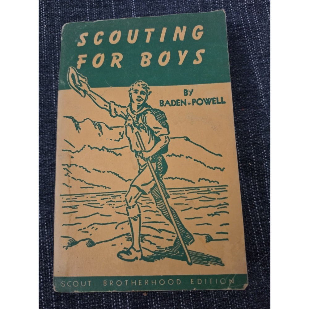 Vintage Scouting for Boys Scout Brotherhood Edition Scouting BSA Baden‎ Powell